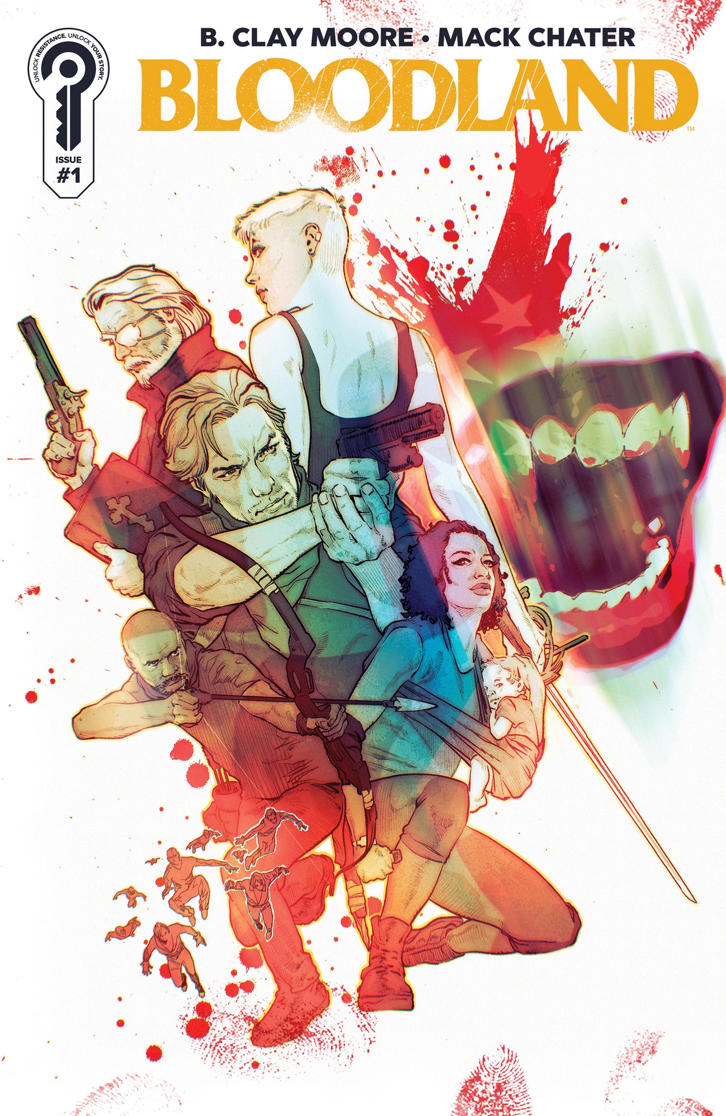 BLOODLAND #1 COVER A MACK CHATER (Backorder, Allow 4-5 Weeks)