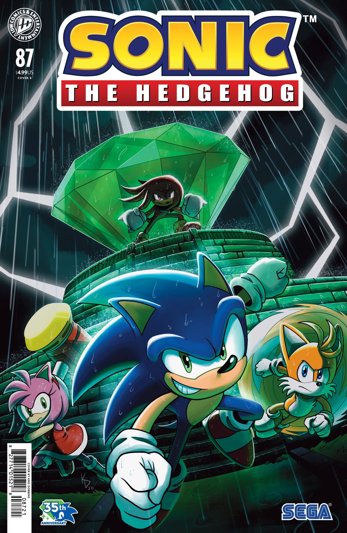 SONIC THE HEDGEHOG #87 VAR B (DOBBINS) (Backorder, Allow 4-5 Weeks)