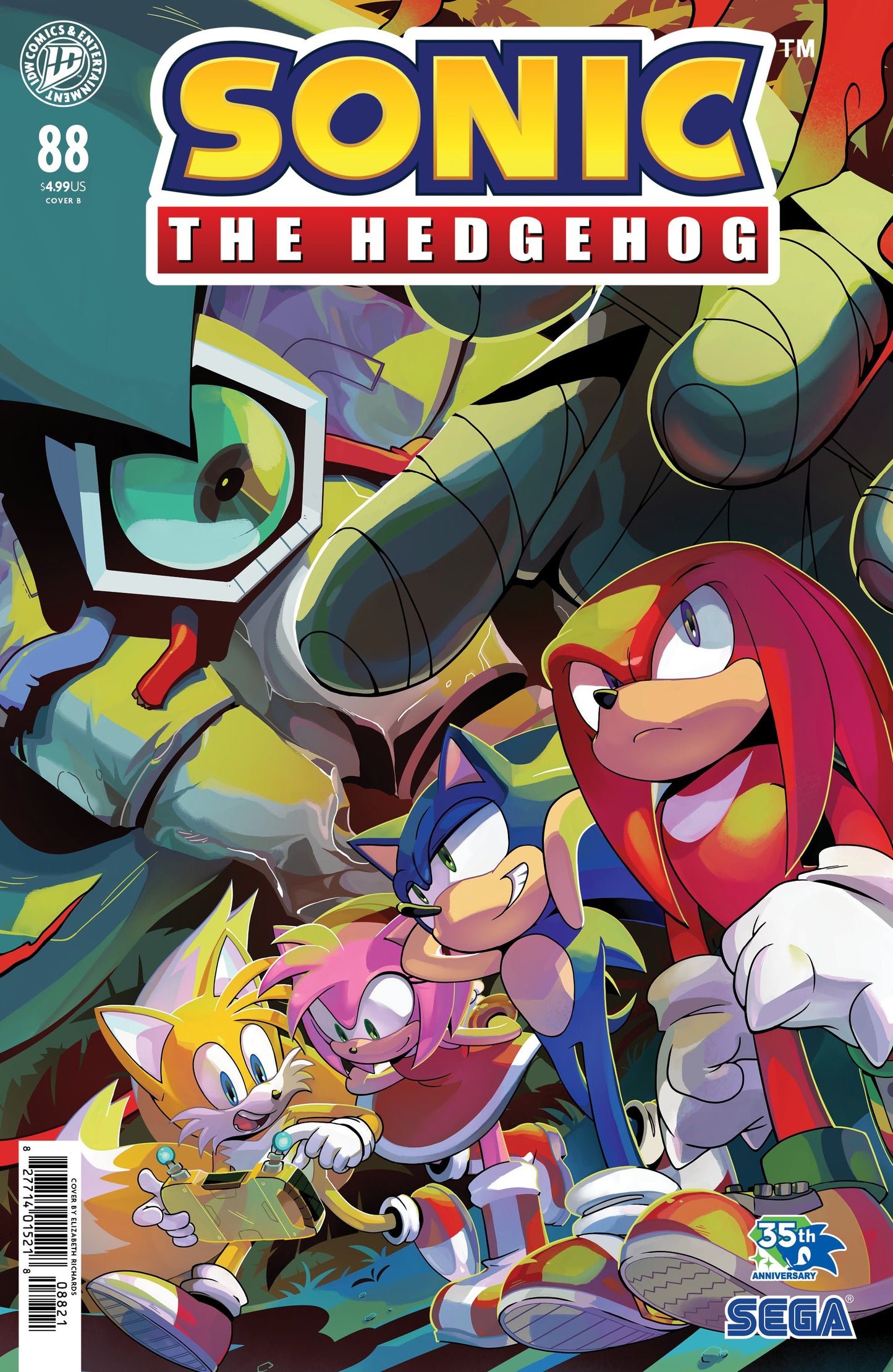 SONIC THE HEDGEHOG #88 VAR B (RICHARDS) (05 Aug Release)