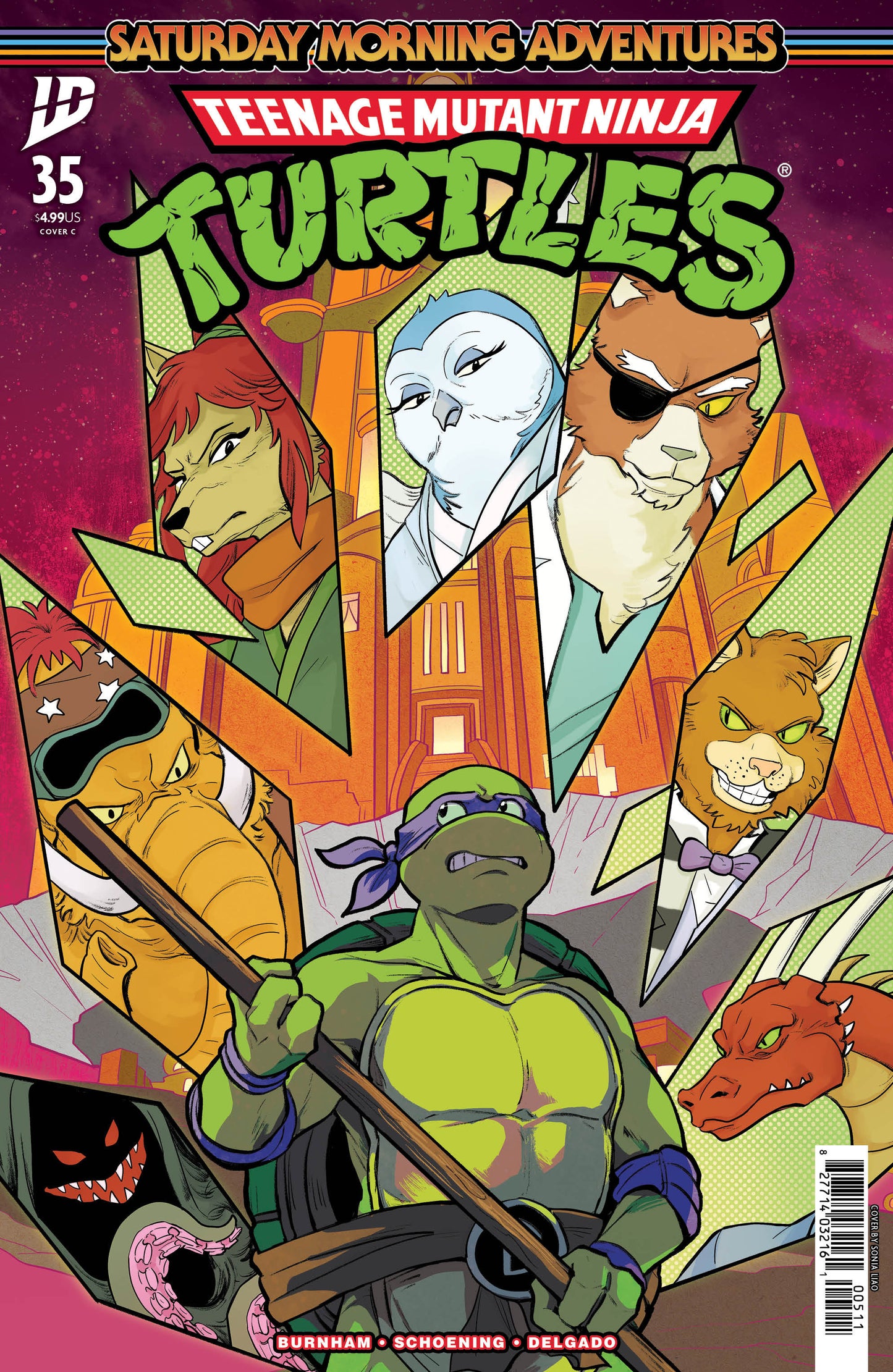 TMNT SATURDAY MORNING ADV #35 VAR C (LIAO) (Backorder, Allow 4-5 Weeks)