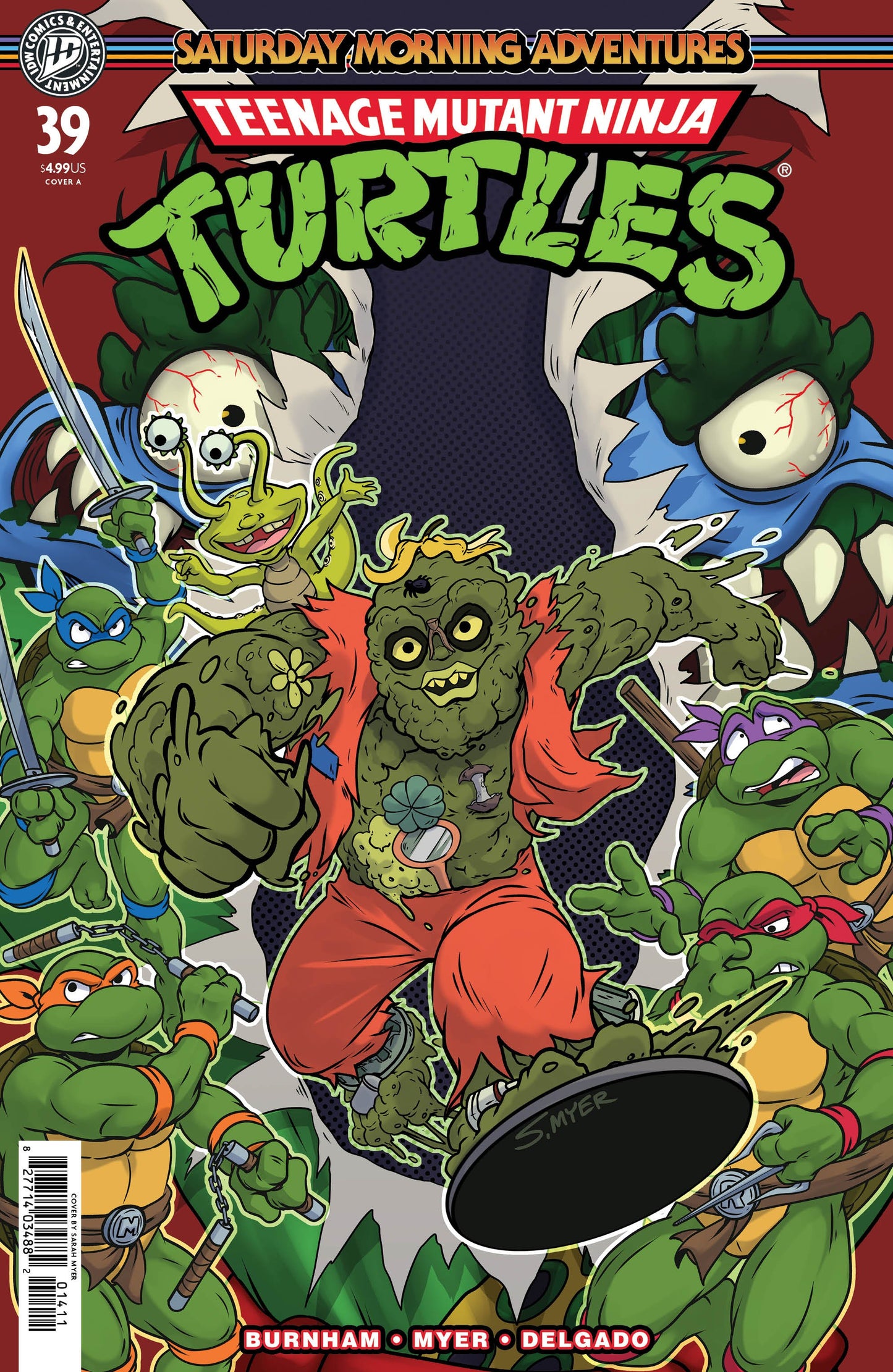 TMNT SATURDAY MORNING ADV #39 COVER A (MYER) (29 Jul Release)