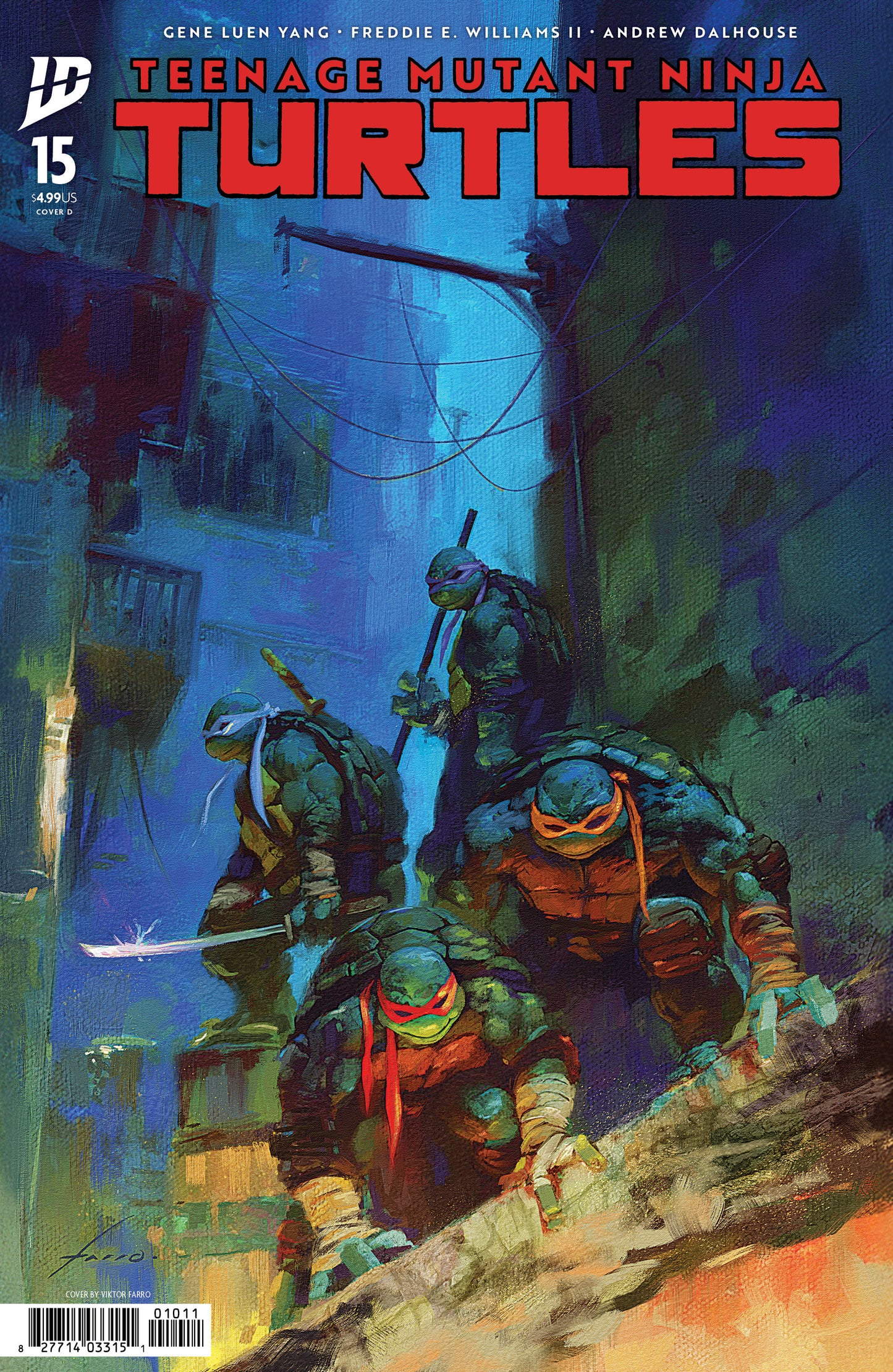 TEENAGE MUTANT NINJA TURTLES 2024 #15 VAR D (FARRO) (Backorder, Allow 4-5 Weeks)