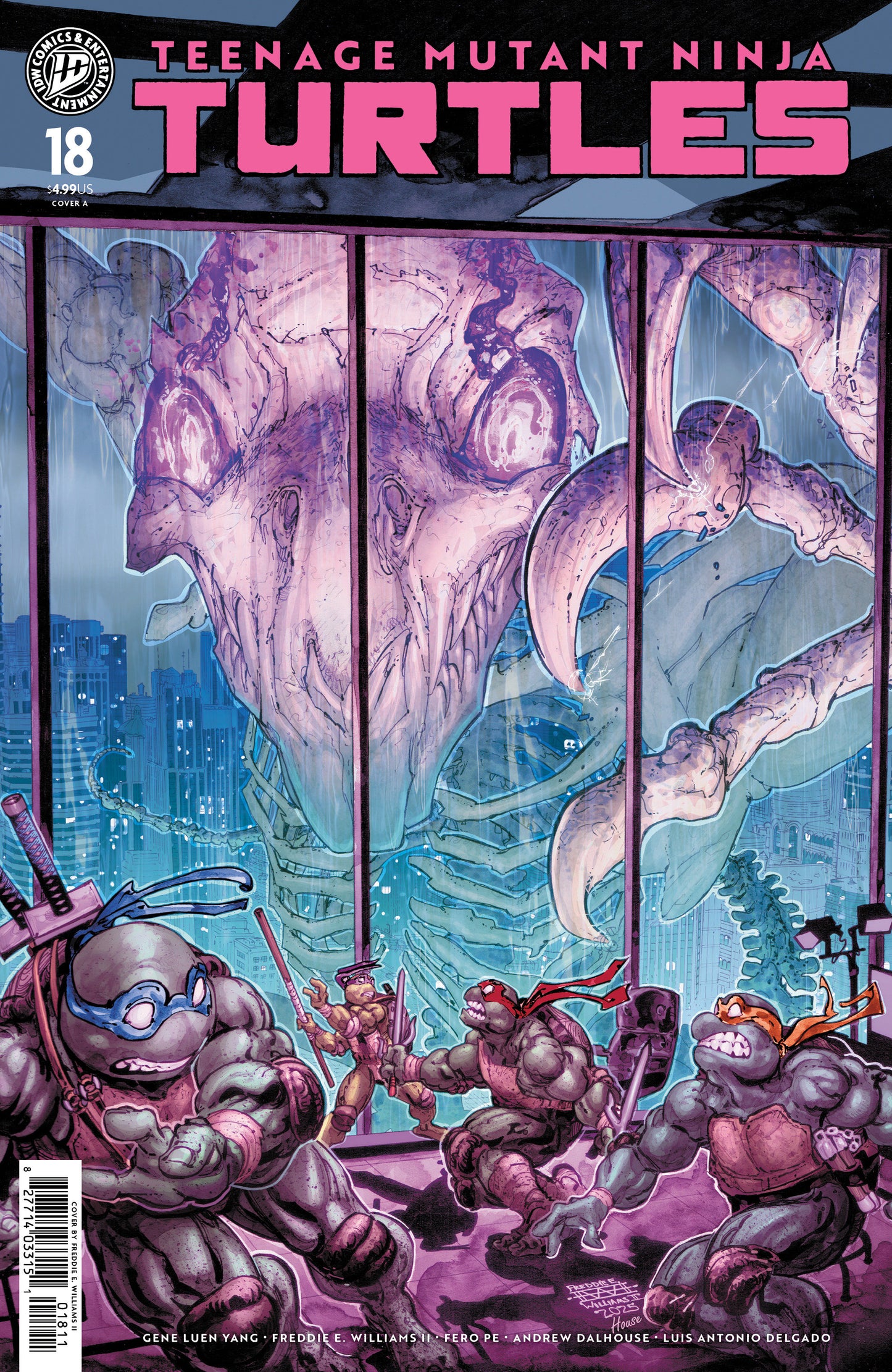 TEENAGE MUTANT NINJA TURTLES 2024 #18 COVER A (WILLIAMS II) (Backorder, Allow 4-5 Weeks)