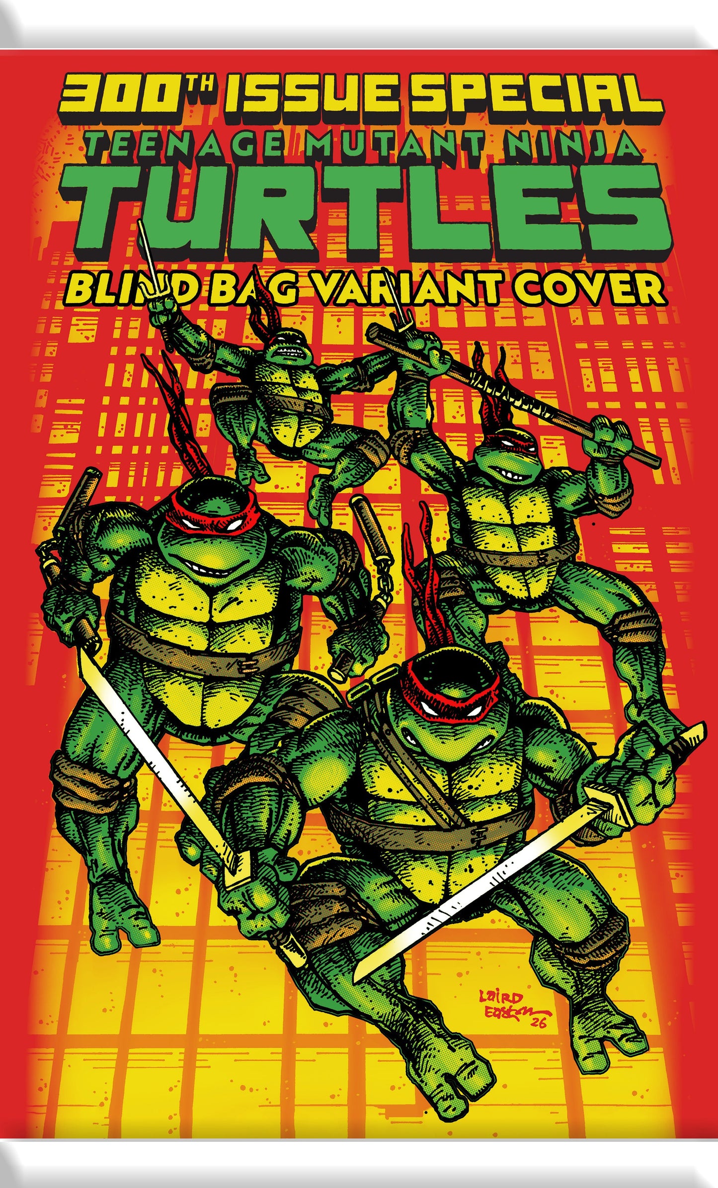 TEENAGE MUTANT NINJA TURTLES #20: 300TH ISSUE SPECIAL VAR F