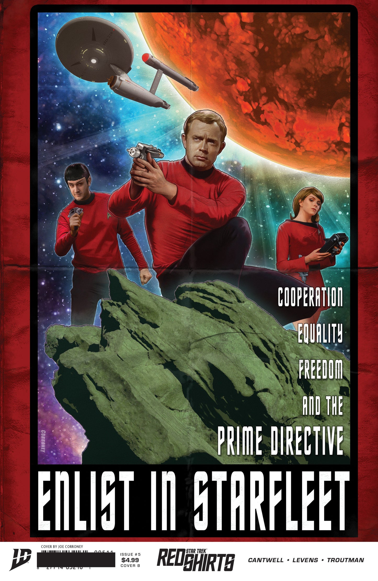 STAR TREK RED SHIRTS #5 VAR B (Backorder, Allow 4-5 Weeks)