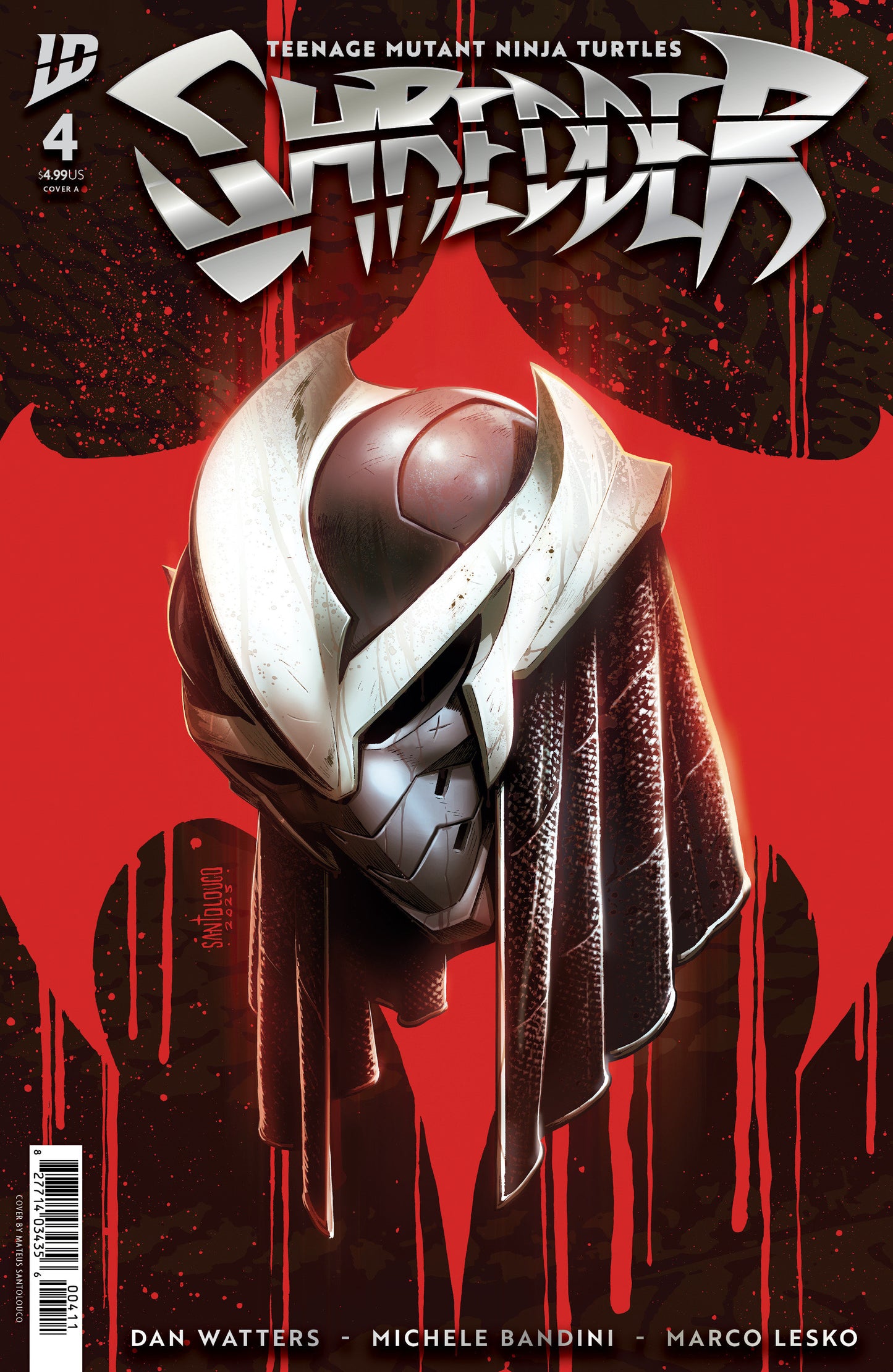 TEENAGE MUTANT NINJA TURTLES SHREDDER #4 COVER A (SANTOLOUCO) (Backorder, Allow 4-5 Weeks)