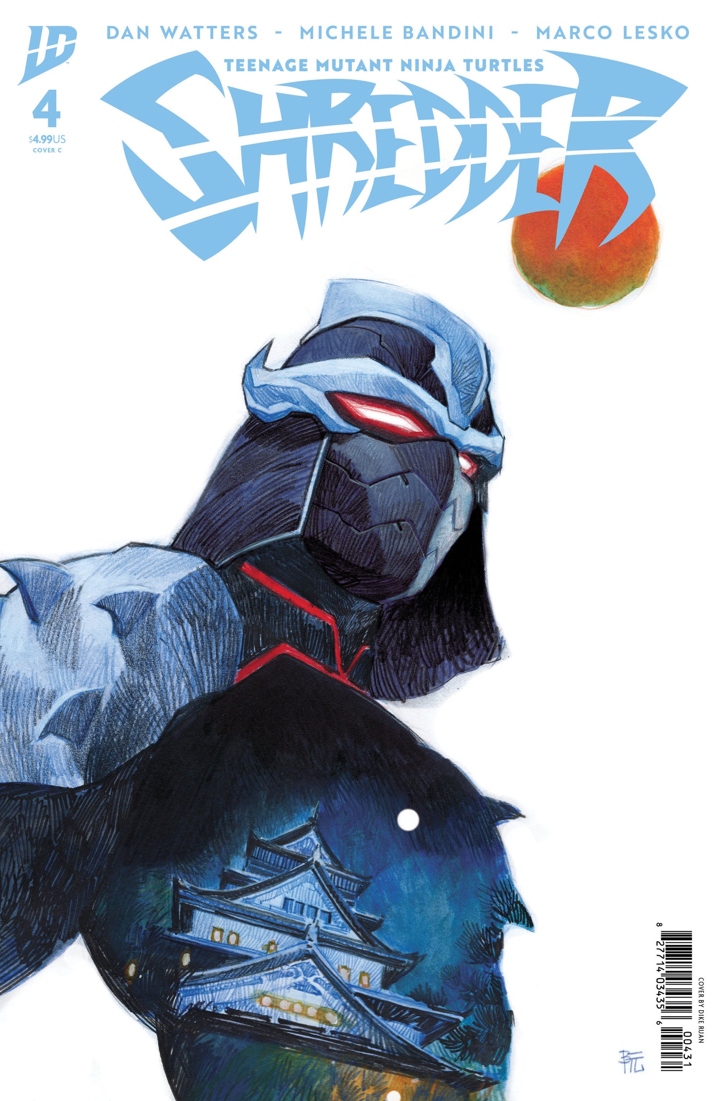 TEENAGE MUTANT NINJA TURTLES SHREDDER #4 VAR C (RUAN) (Backorder, Allow 4-5 Weeks)