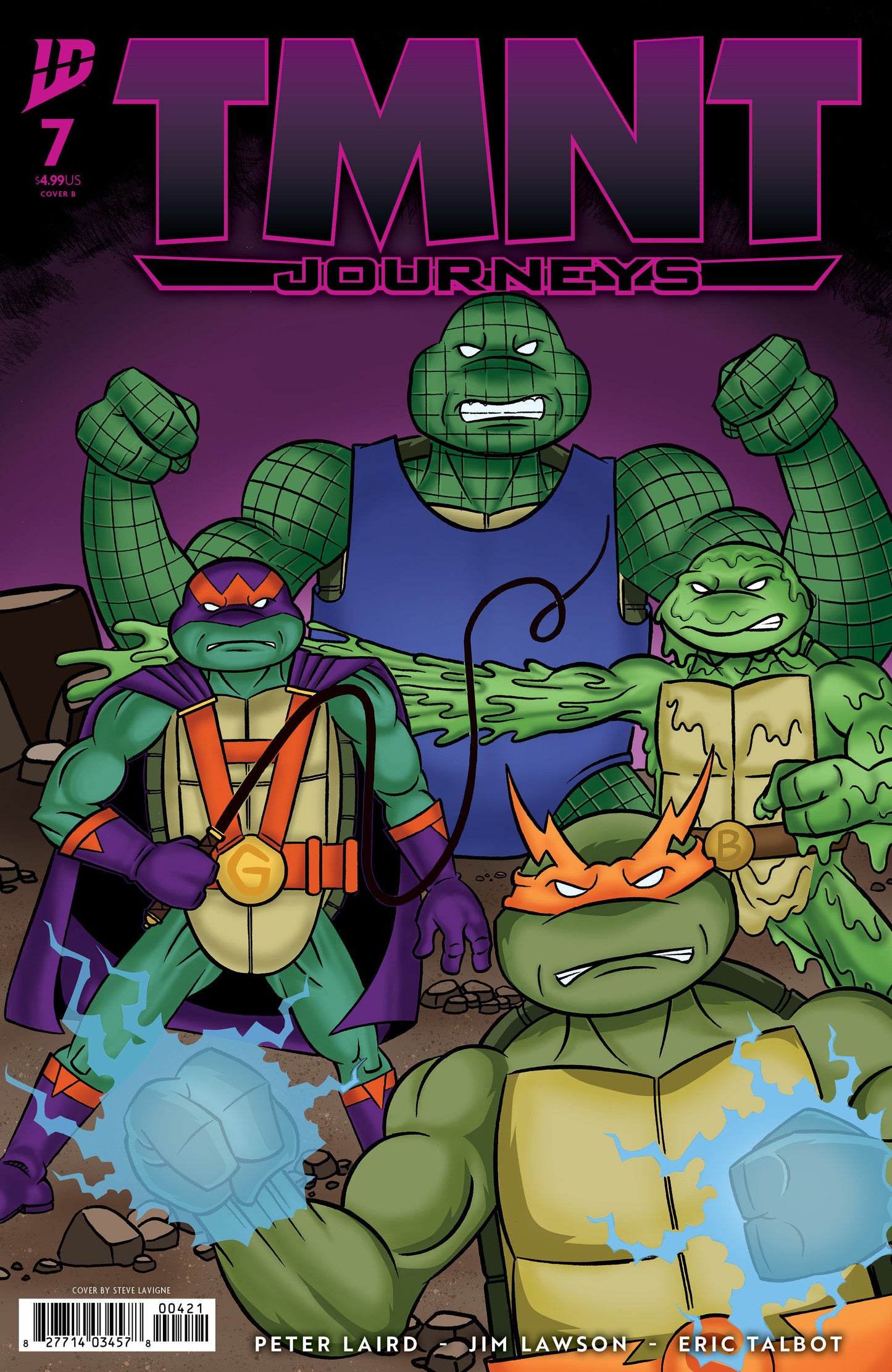 TEENAGE MUTANT NINJA TURTLES JOURNEYS #7 VAR B (LAVIGNE) (Backorder, Allow 4-5 Weeks)
