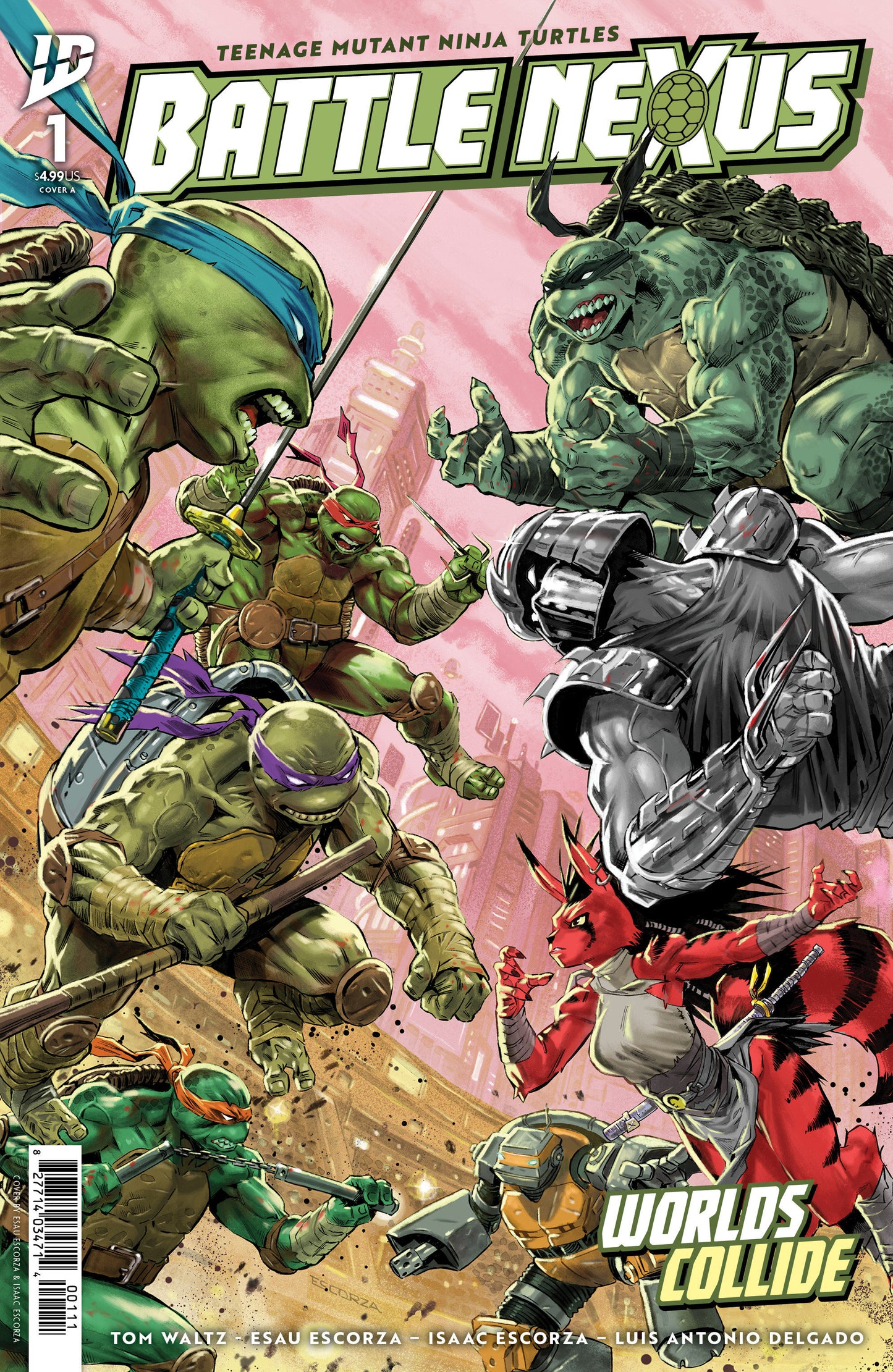 TEENAGE MUTANT NINJA TURTLES: BATTLE NEXUS #1 COVER A (ESCORZA BROTHERS) (Backorder, Allow 4-5 Weeks)