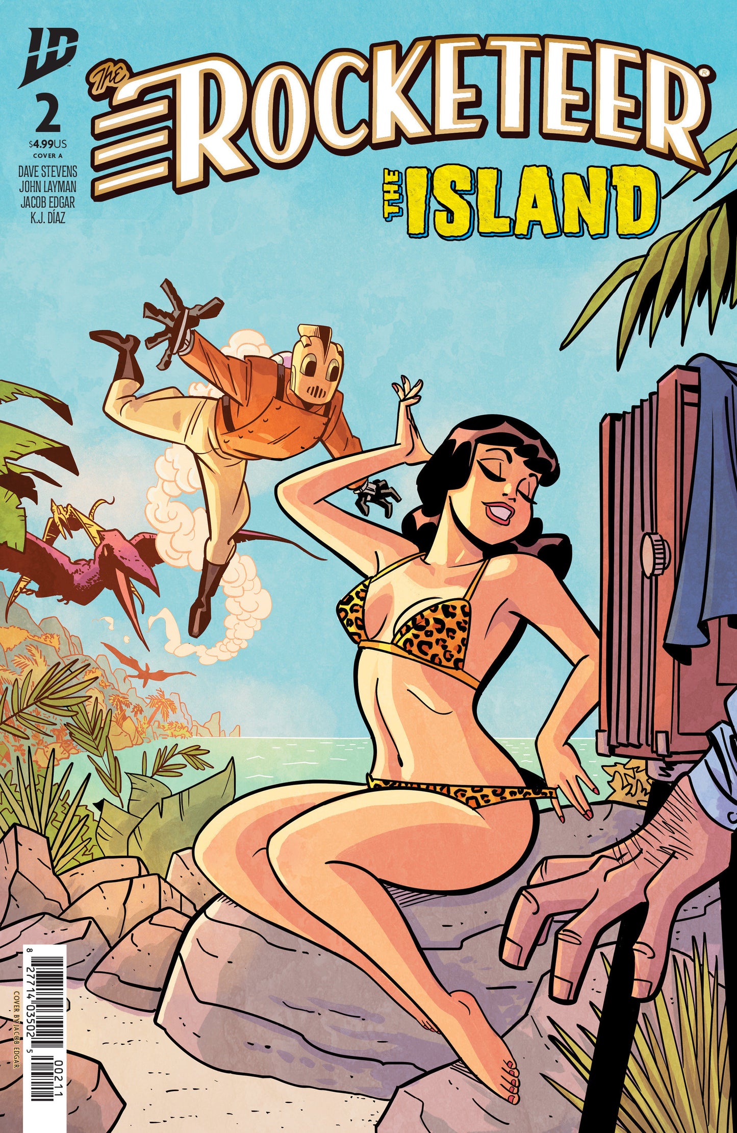 THE ROCKETEER: THE ISLAND #2 COVER A (EDGAR) (Backorder, Allow 4-5 Weeks)