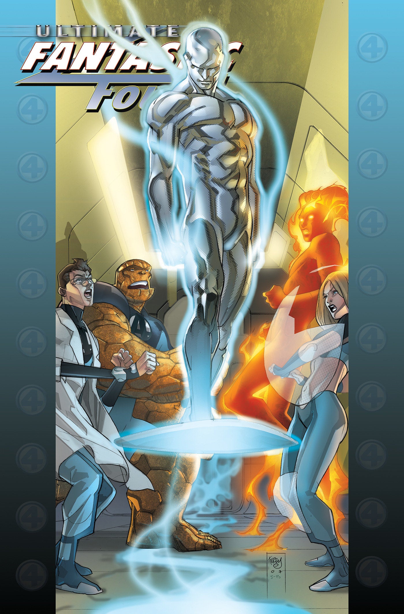 ULTIMATE FANTASTIC FOUR OMNIBUS VOL. 2 PASQUAL FERRY SILVE SURFER COVER HC (Backorder, Allow 4-5 Weeks)