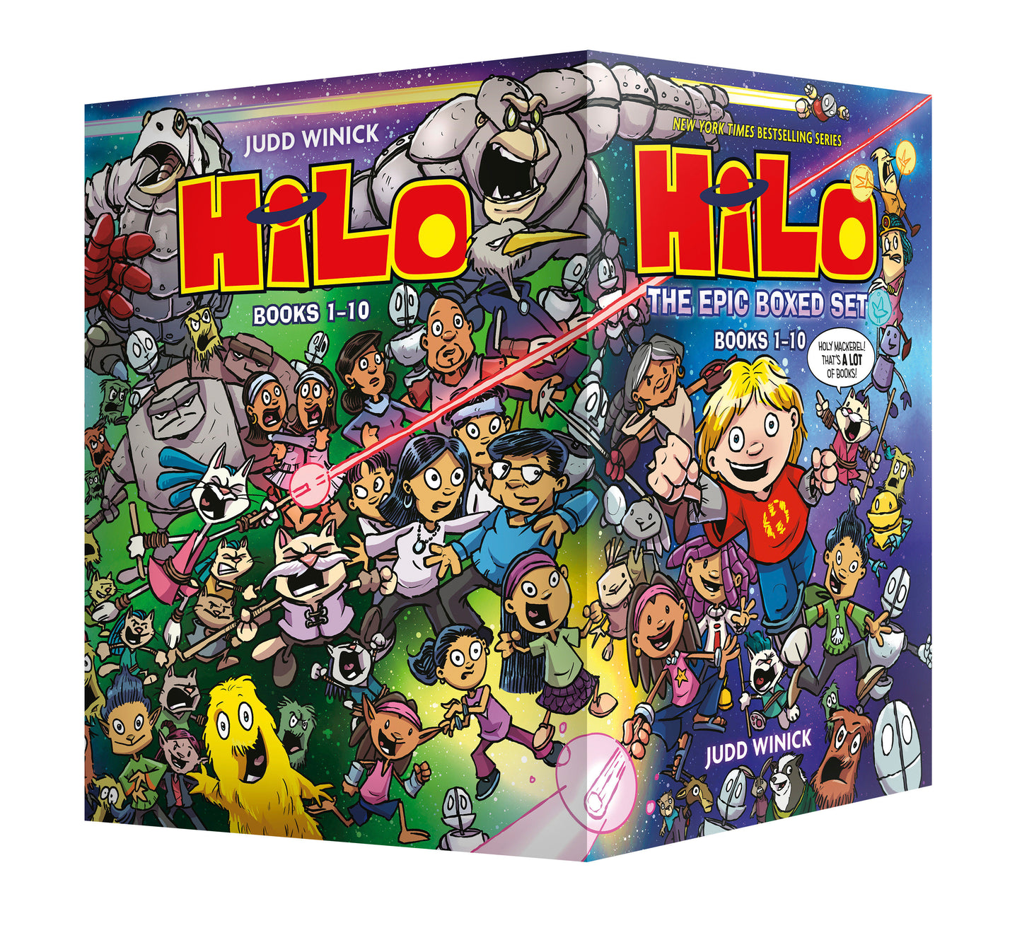 HILO: THE EPIC BOXED SET HC (BOOKS 1-10) HC (Backorder, Allow 4-5 Weeks)