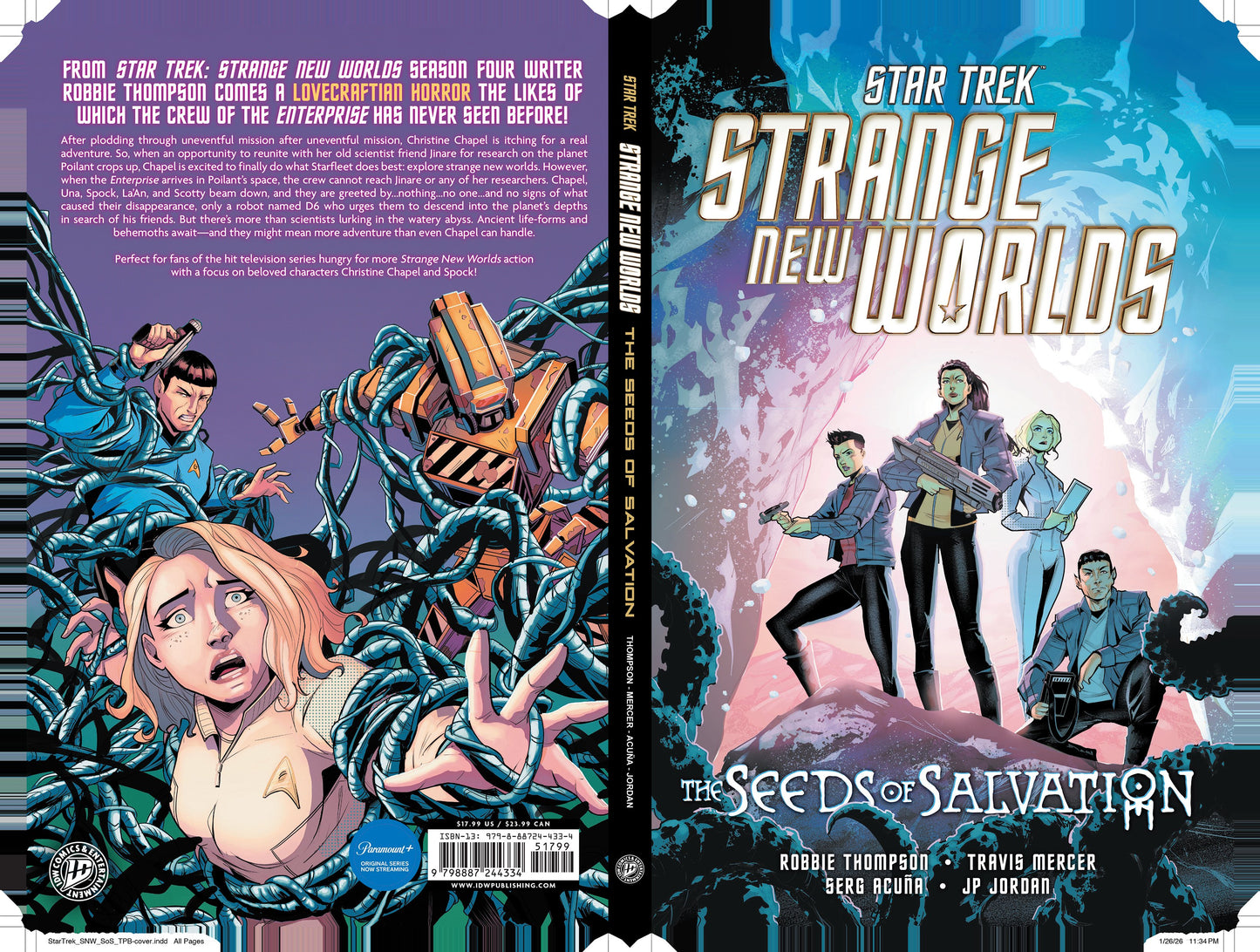 STAR TREK: STRANGE NEW WORLDS--THE SEEDS OF SALVATION TP (21 Jul Release)