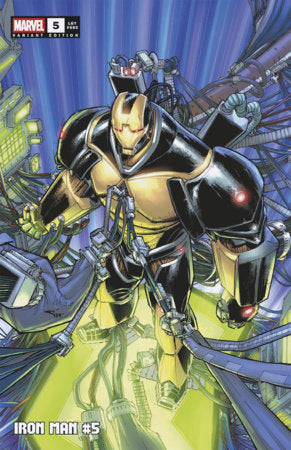 IRON MAN #5 WHILCE PORTACIO ADVANCED IRON MAN VAR (Backorder, Allow 4-5 Weeks)