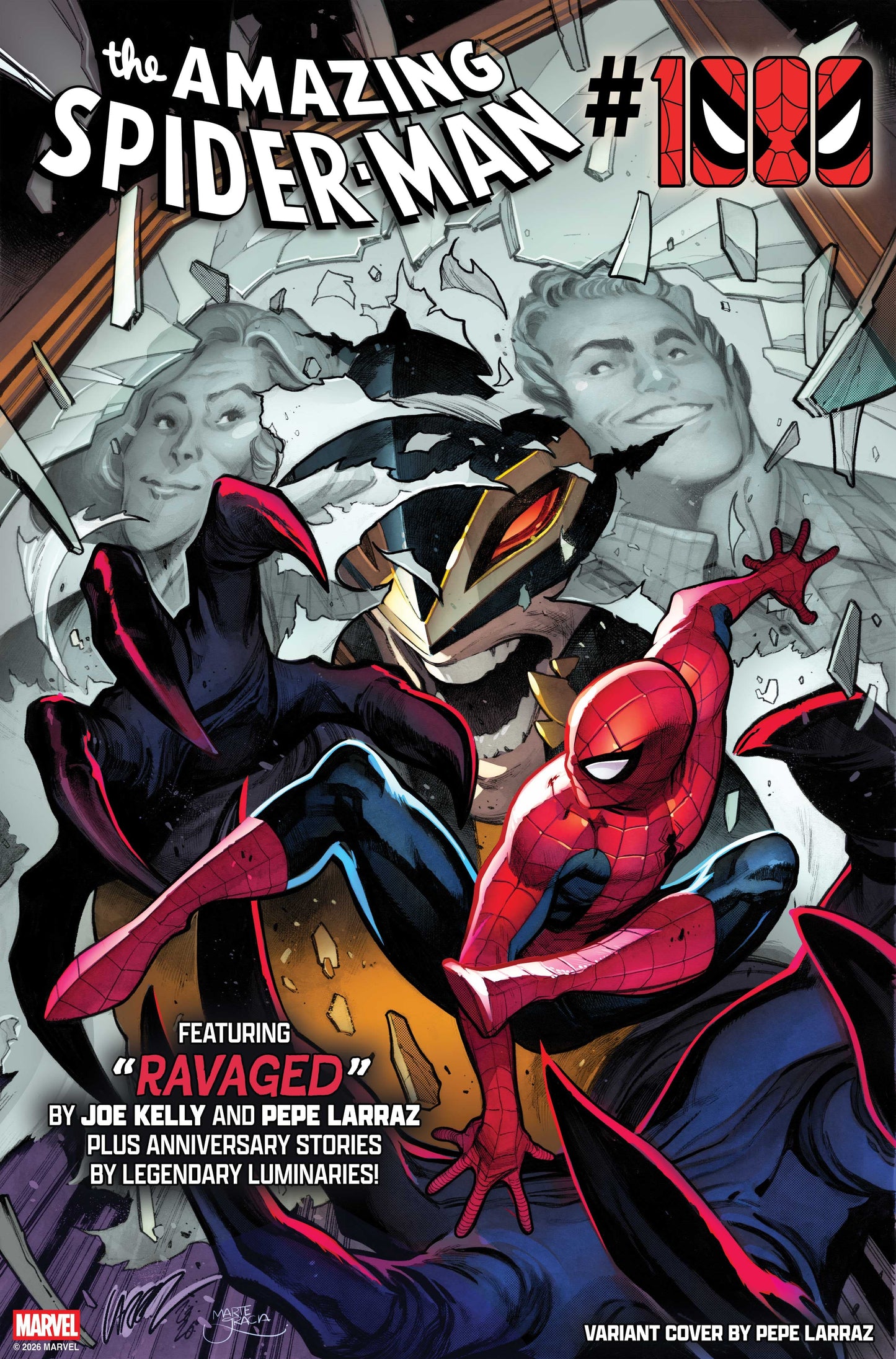 AMAZING SPIDER-MAN #1000 PEPE LARRAZ VAR (16 Sep Release)