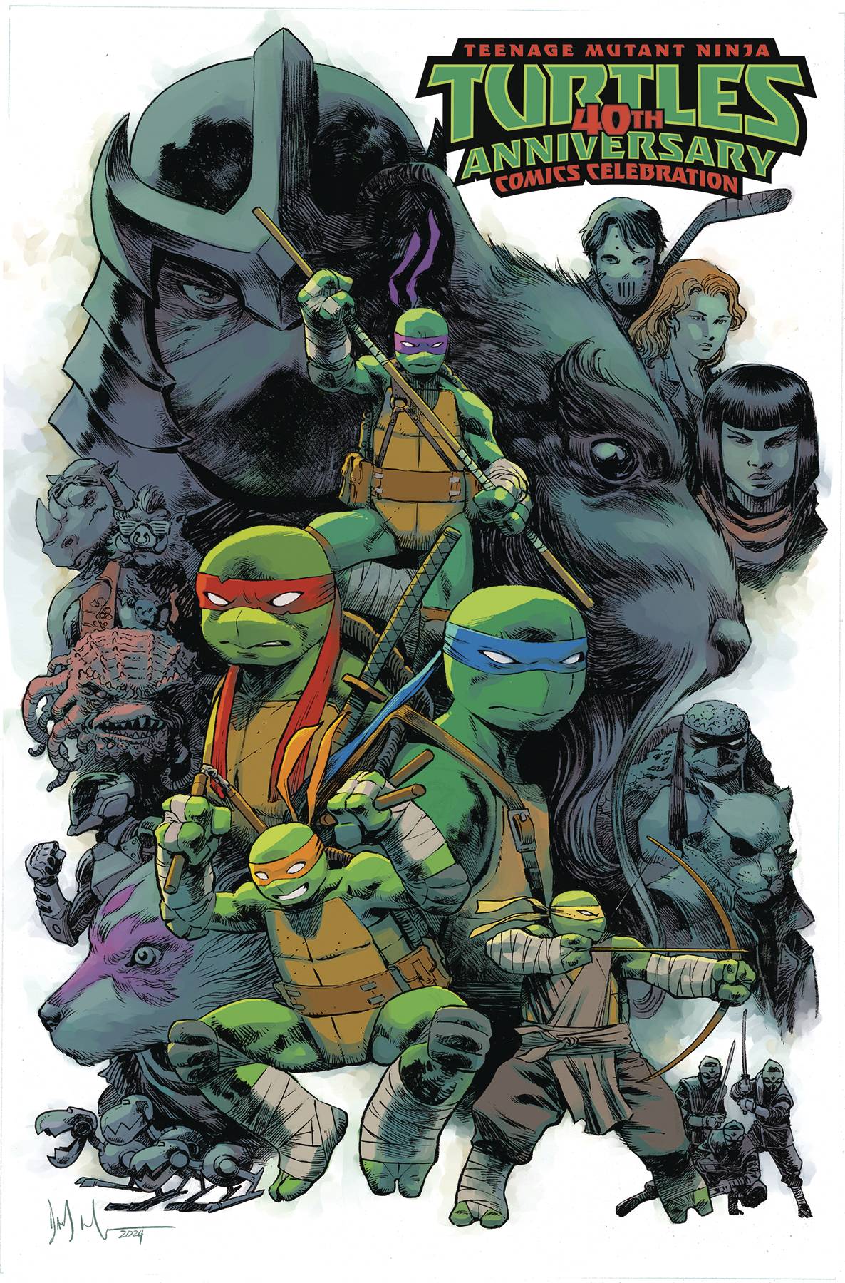 TMNT 40TH ANNIVERSARY CELEBRATION #1 1:50 WACHTER