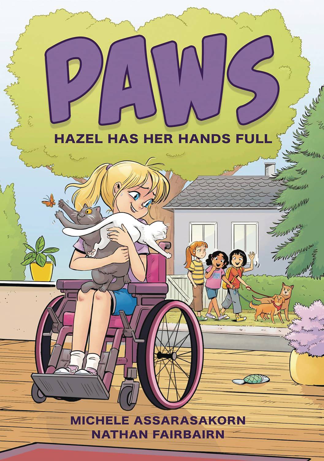 PAWS HAZEL HAS HER HANDS FULL GN (15 Jan Release) - Comicbookeroo