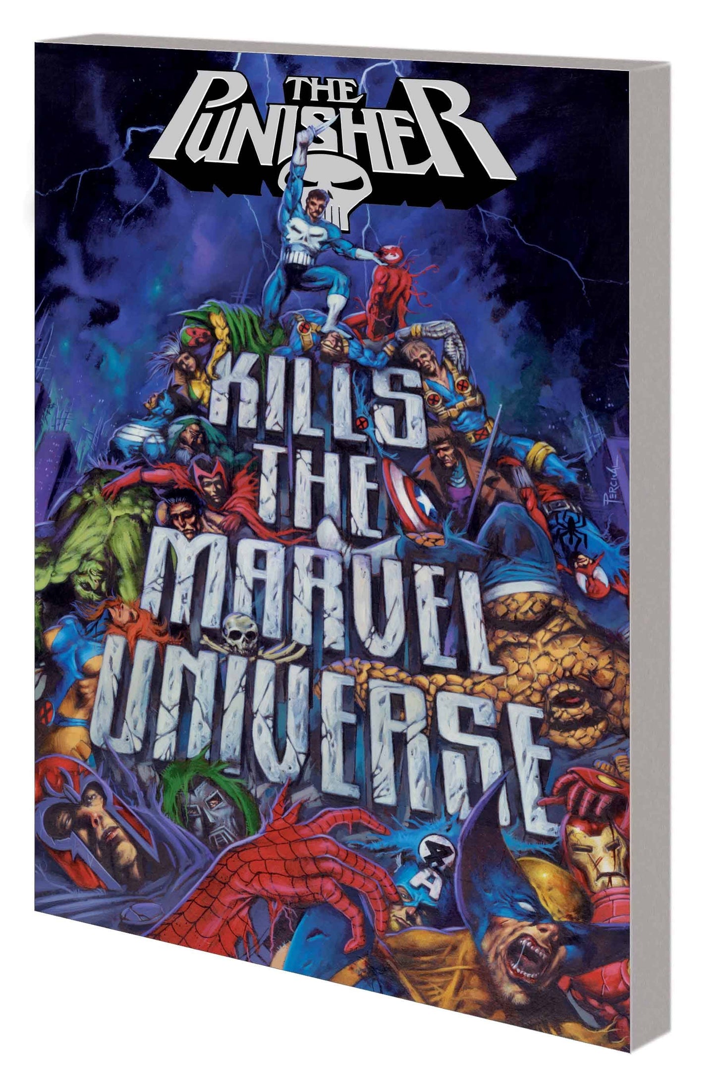 PUNISHER KILLS THE MARVEL UNIVERSE TP (12 Feb Release) - Comicbookeroo