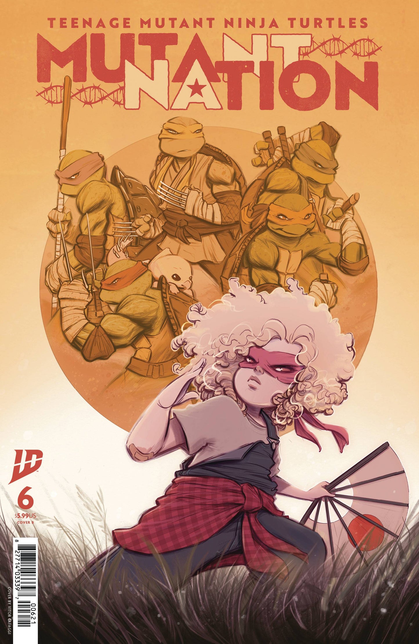TMNT MUTANT NATION #6 CVR B CAFAGGI (Backorder, Allow 4-5 Weeks)