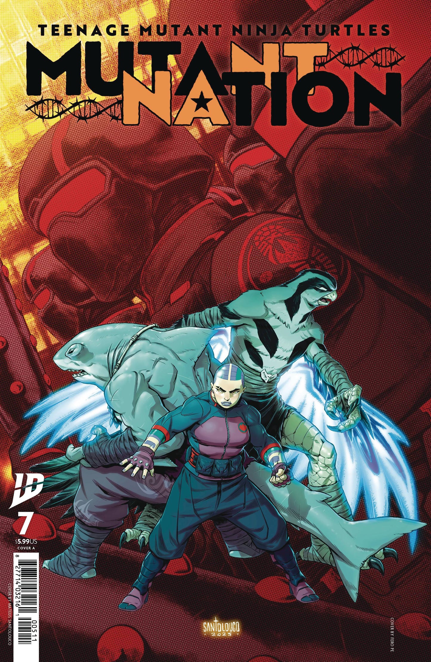 TMNT MUTANT NATION #7 CVR A SANTOLOUCO (Backorder, Allow 4-5 Weeks)