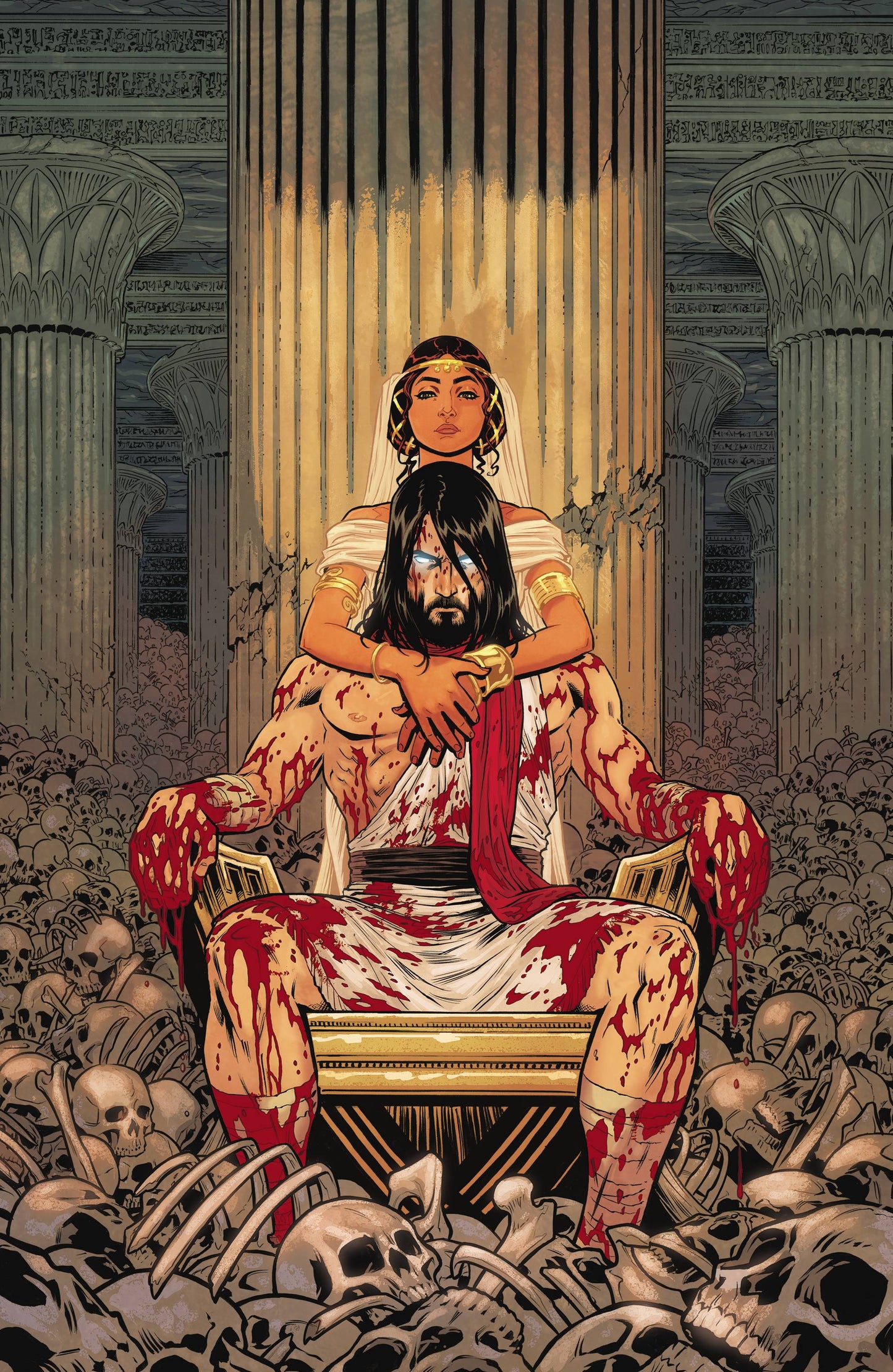 BRZRKR FALLEN EMPIRE CVR K UNLOCKABLE ISAACS (MR) ONE PER STORE - Comicbookeroo