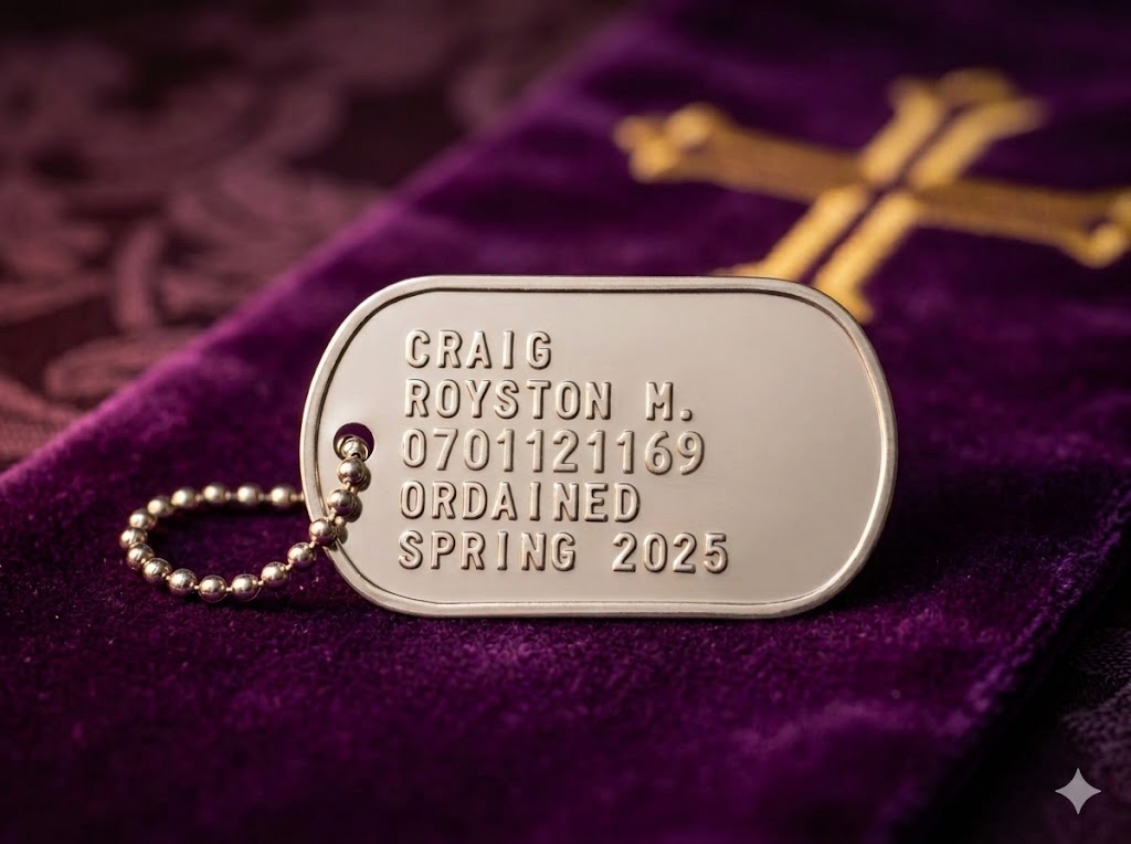 ORDAINED #1 PROMOTIONAL DOG TAG (NOT A COMIC)