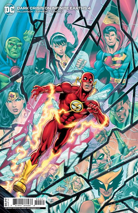 DARK CRISIS ON INFINITE EARTHS #4 (OF 7) CVR D INC 1:25 DAN JURGENS & NORM RAPMUND CARD STOCK VAR - Comicbookeroo