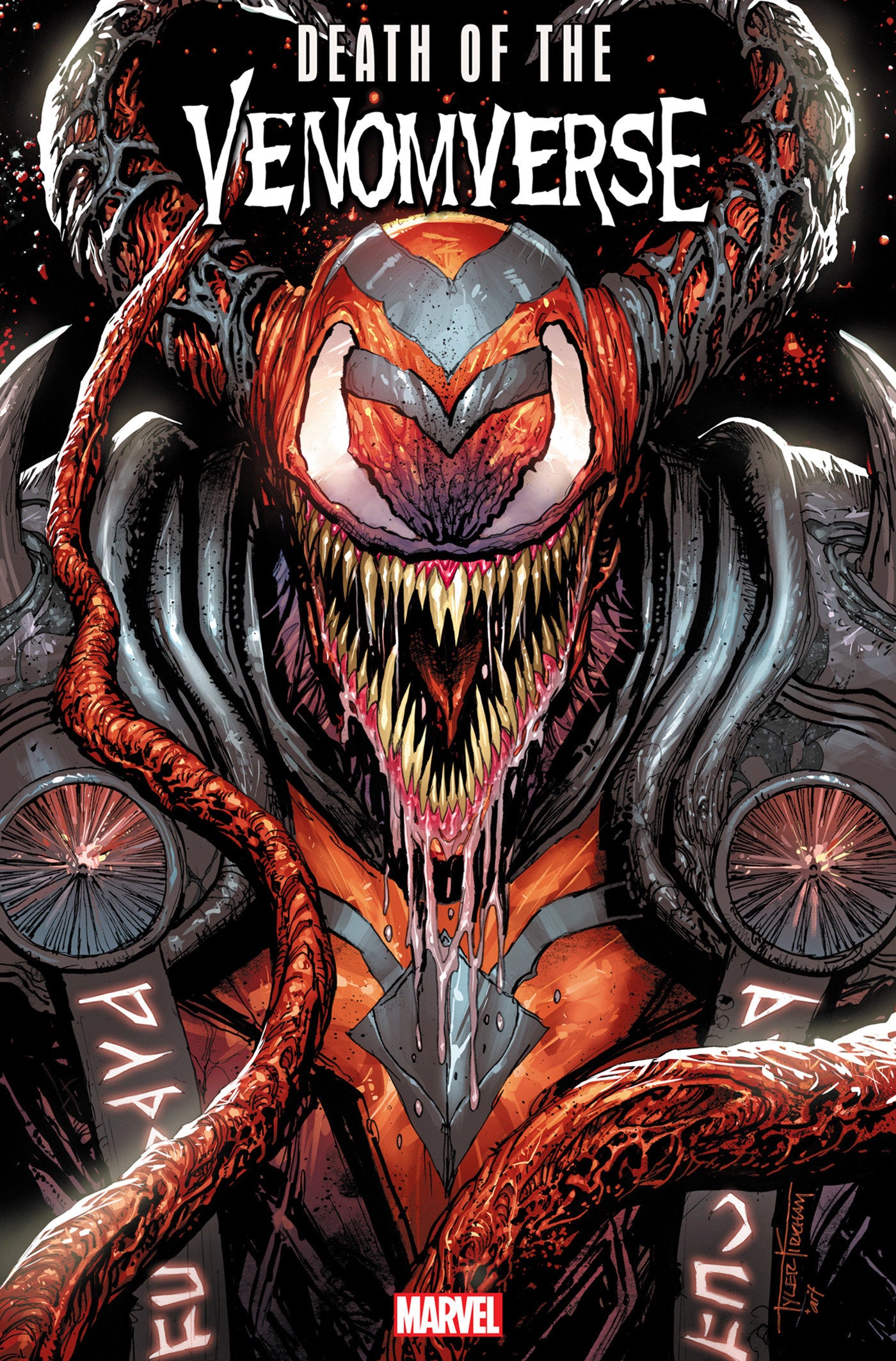DEATH OF VENOMVERSE #4 (OF 5) INCV 1:50 TYLER KIRKHAM VAR - Comicbookeroo