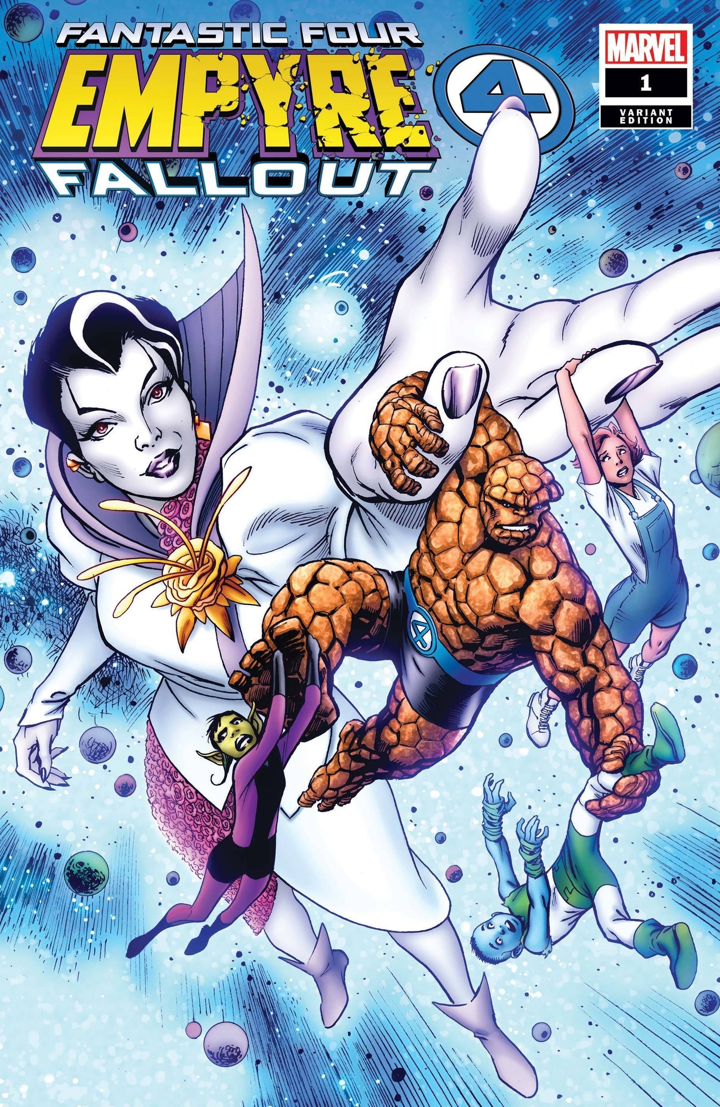 EMPYRE FALLOUT FANTASTIC FOUR #1 DAVIS VAR - Comicbookeroo