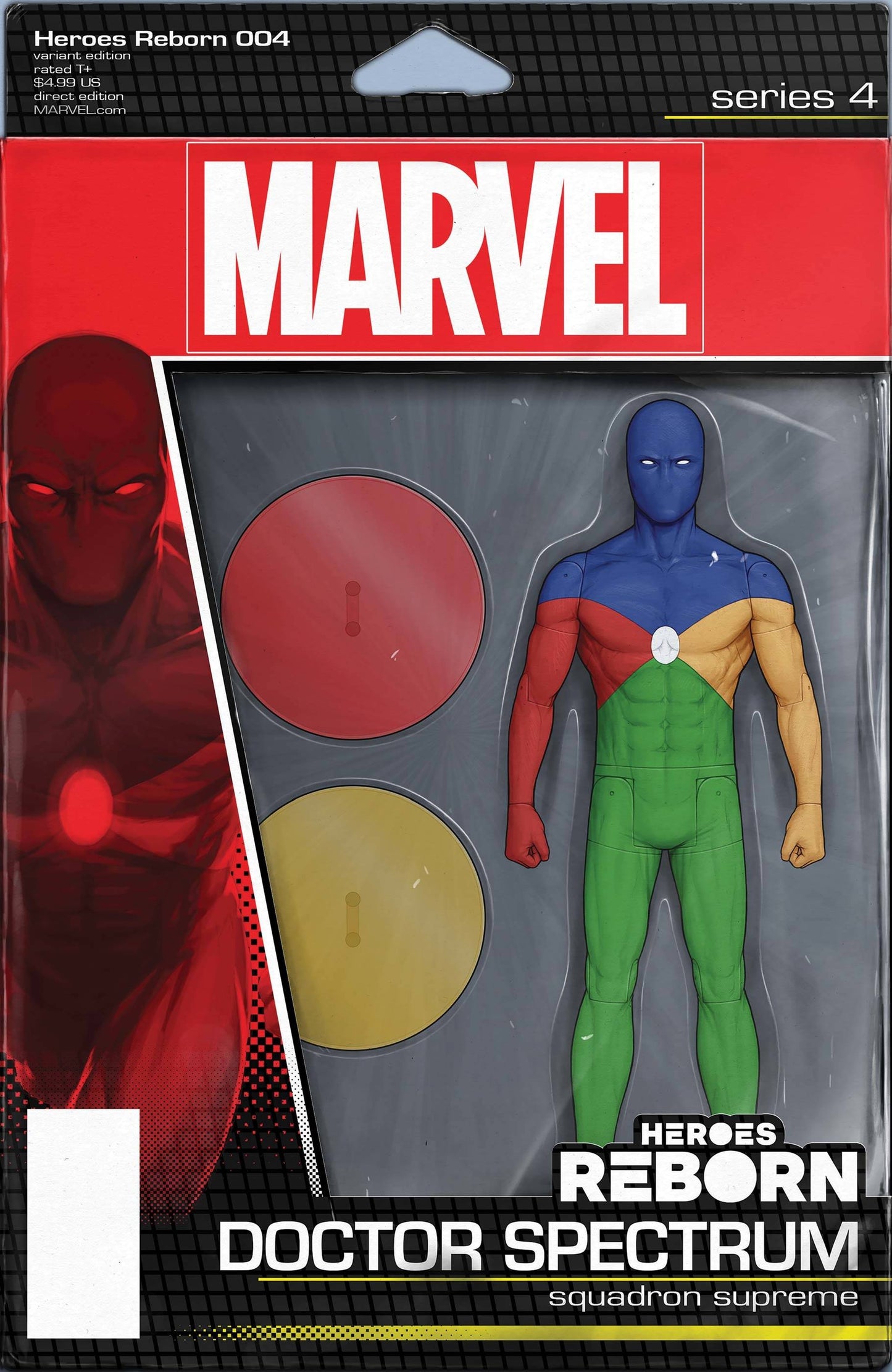 HEROES REBORN #4 (OF 7) CHRISTOPHER ACTION FIGURE VAR - Comicbookeroo