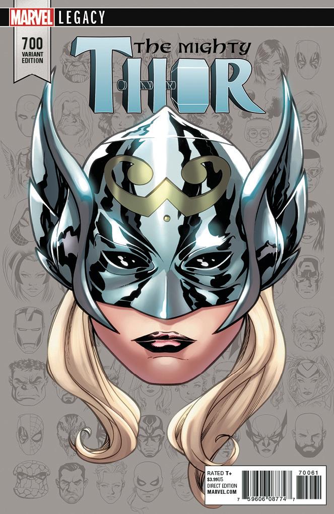 MIGHTY THOR #700 1:10 MCKONE LEGACY HEADSHOT INCV LEG - Comicbookeroo