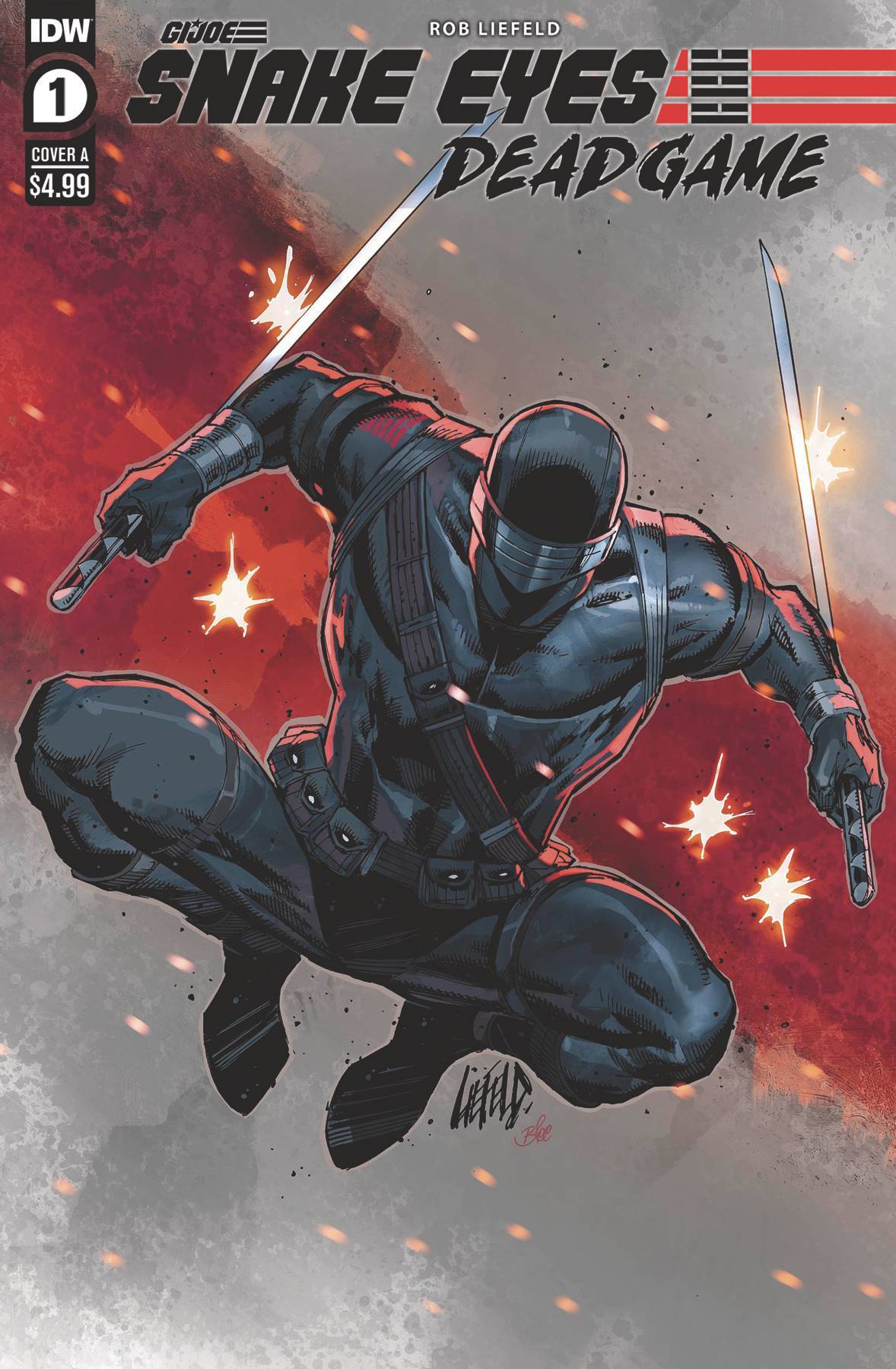SNAKE EYES DEADGAME #1 CVR A LIEFELD - Comicbookeroo