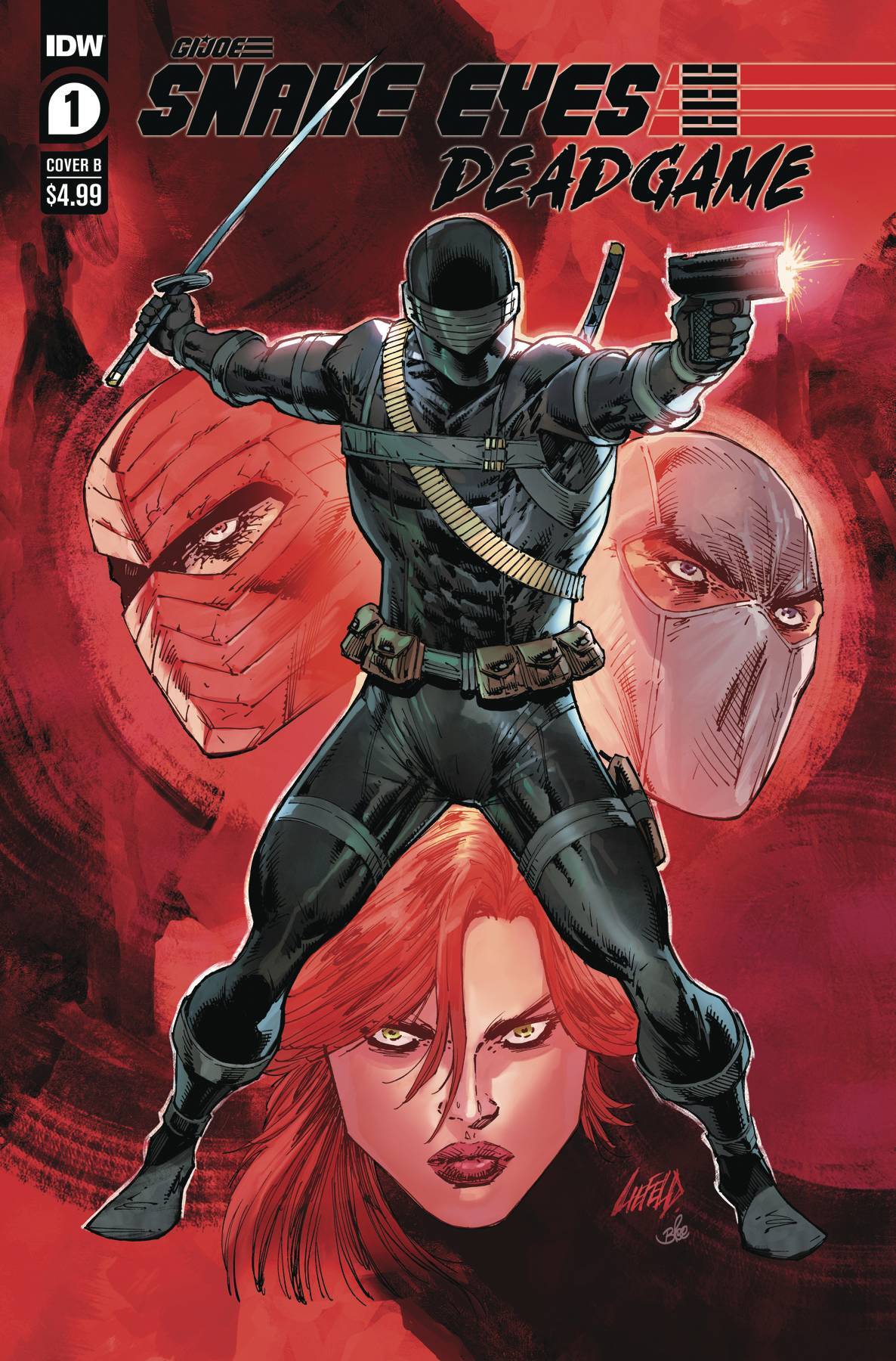 SNAKE EYES DEADGAME #1 CVR B LIEFELD - Comicbookeroo