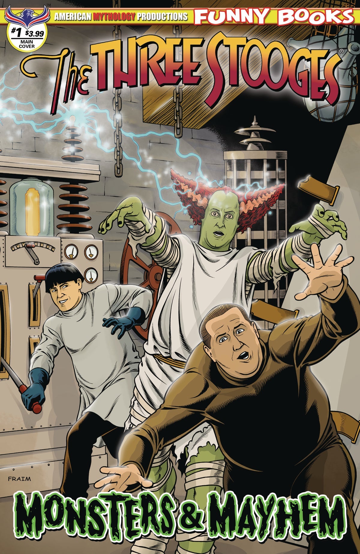 THE THREE STOOGES MONSTERS & MAYHEM #1 - Comicbookeroo