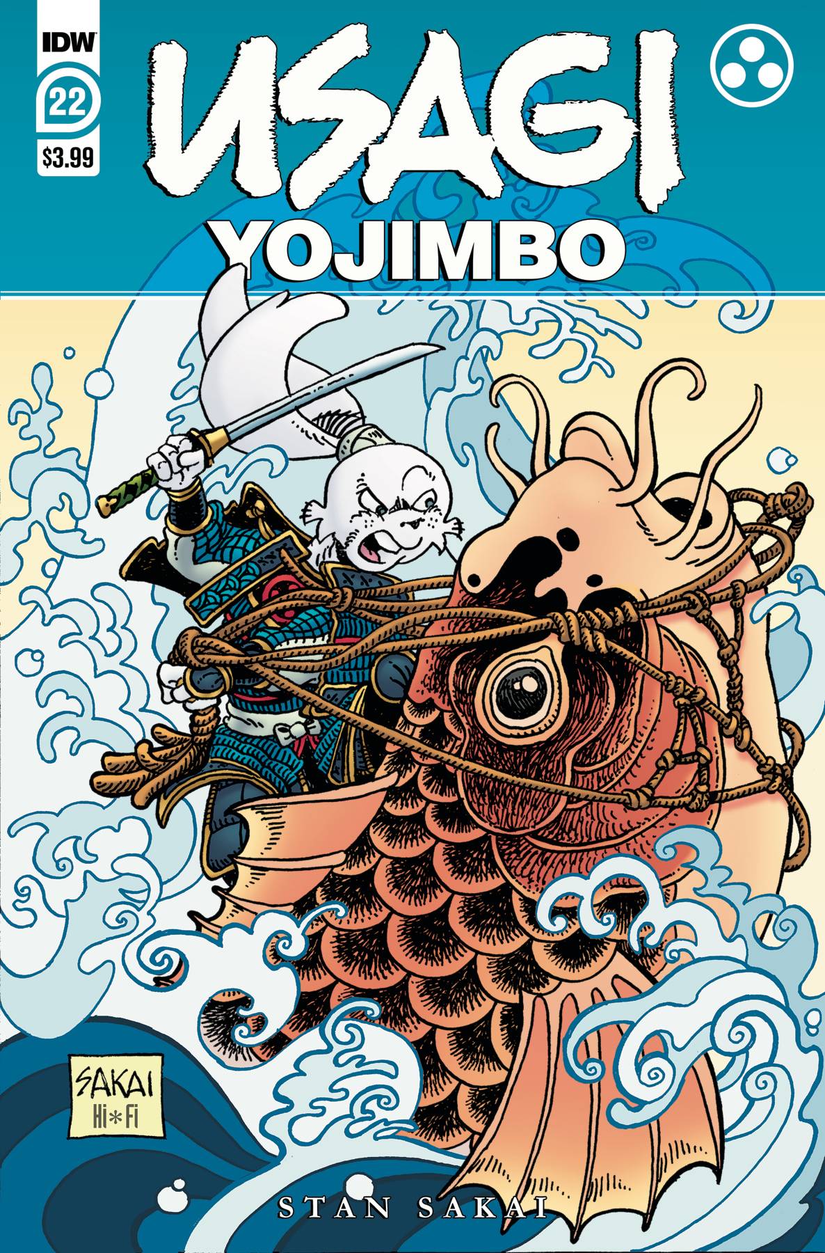 USAGI YOJIMBO #22 CVR A SAKAI - Comicbookeroo