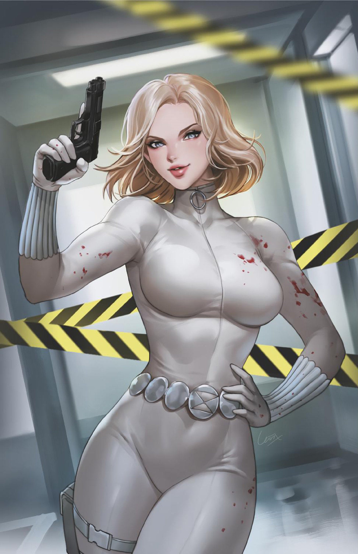 WHITE WIDOW #1 INCV 1:50 LEIRIX VIRGIN VAR - Comicbookeroo
