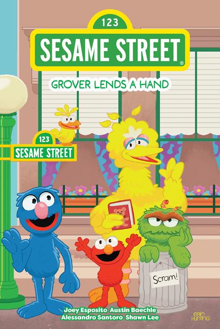 SESAME STREET GROVER LENDS A HAND HC (Backorder, Allow 4-5 Weeks)