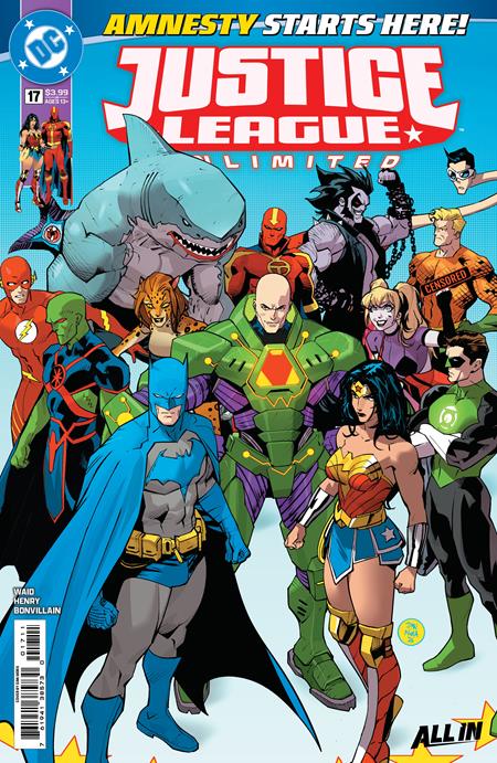 JUSTICE LEAGUE UNLIMITED #17 CVR A DAN MORA (Backorder, Allow 4-5 Weeks)