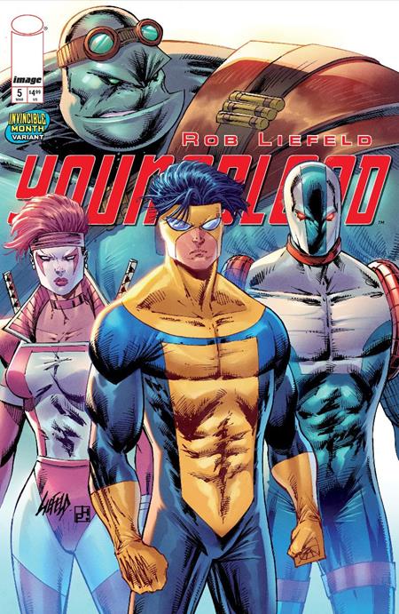 YOUNGBLOOD #5 CVR E ROB LIEFELD INVINCIBLE TEAM UP VAR (MR) (15 Apr Release)
