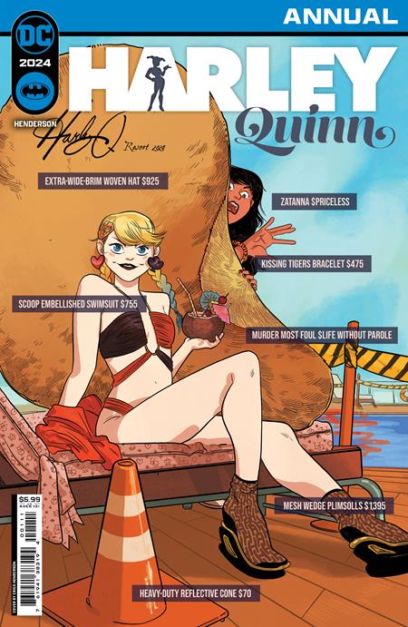 HARLEY QUINN 2024 ANNUAL #1 (ONE SHOT) CVR A ERICA HENDERSON - Comicbookeroo