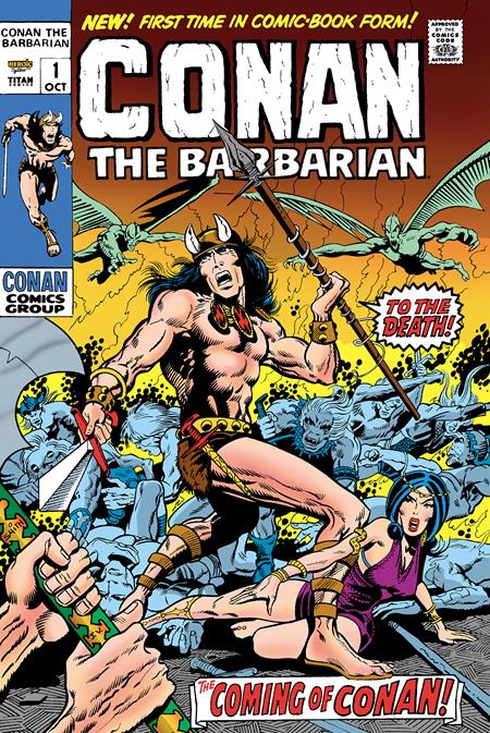 CONAN THE BARBARIAN THE ORIGINAL COMICS OMNIBUS HC VOL 01 REGULAR EDITION BARRY WINDSOR SMITH (MR) (Backorder, Allow 4-5 Weeks)