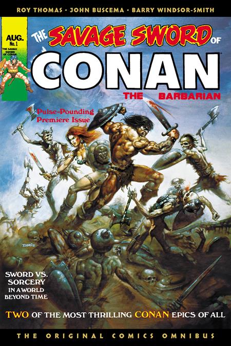 SAVAGE SWORD OF CONAN THE ORIGINAL COMICS OMNIBUS HC VOL 01 REGULAR EDITION BORIS VALLEJO (MR) (Backorder, Allow 4-5 Weeks)
