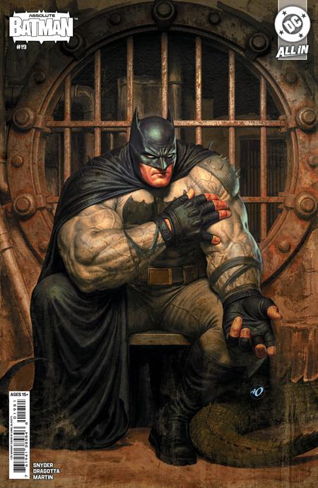 ABSOLUTE BATMAN #19 CVR E INC 1:25 ARIEL OLIVETTI CARD STOCK VAR (Limit 1 per person)