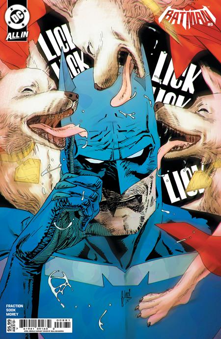 BATMAN #8 CVR G GUILLEM MARCH APRIL DROOLS CARD STOCK VAR (Backorder, Allow 4-5 Weeks)