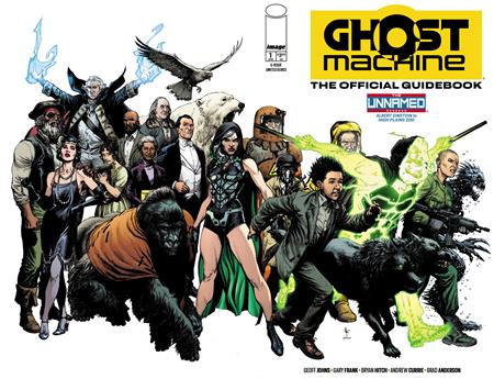 GHOST MACHINE THE OFFICIAL GUIDEBOOK #1 (OF 5) CVR A GARY FRANK & BRAD ANDERSON WRAPAROUND (01 Apr Release)