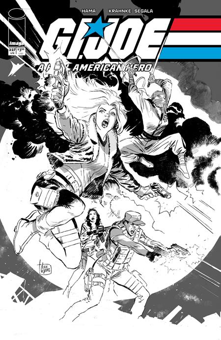 GI JOE A REAL AMERICAN HERO #327 CVR B LEE WEEKS B&W VAR (08 Apr Release)