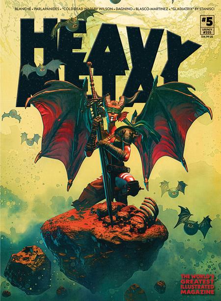HEAVY METAL MAGAZINE #5 CVR A PASCAL BLANCHE (MR) (29 Apr Release)