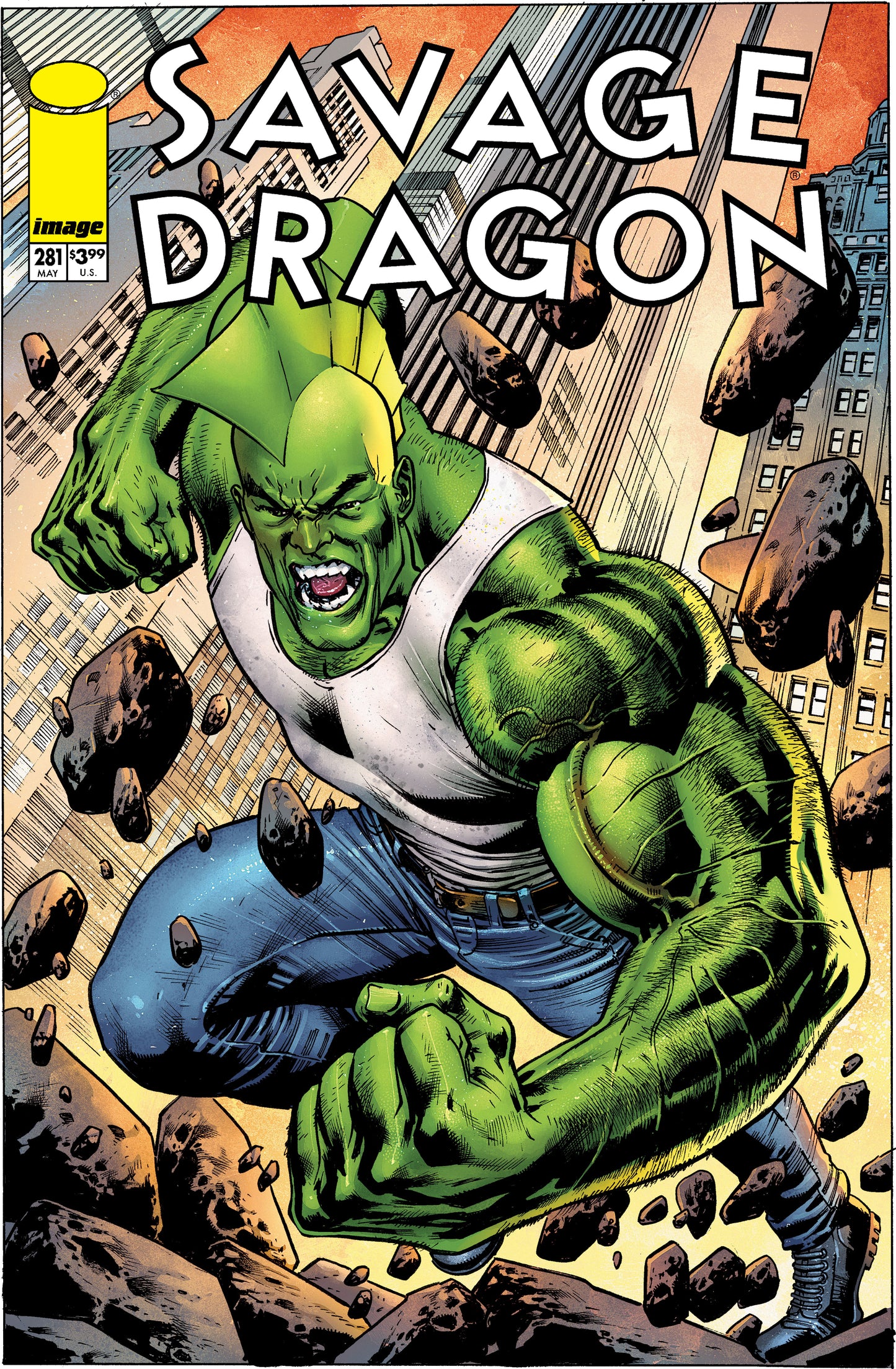 SAVAGE DRAGON #281 CVR C BRYAN HITCH VAR (MR) (29 Jul Release)
