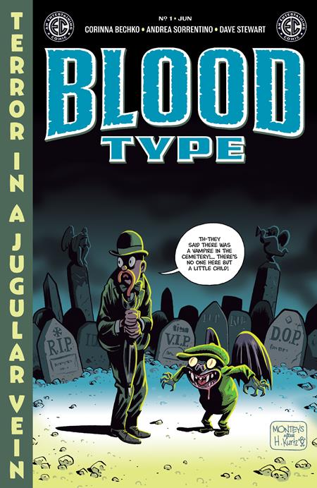 EC BLOOD TYPE #1 (OF 4) CVR D INC 1:10 ALBERT MONTEYS EC HOMAGE VAR