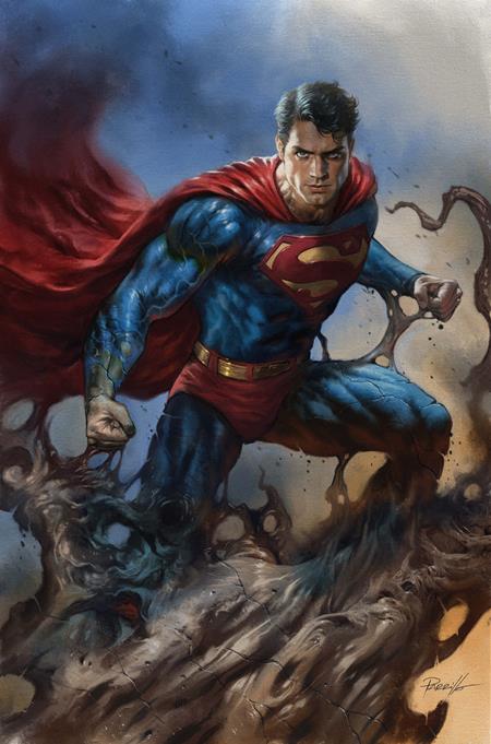 ADVENTURES OF SUPERMAN BOOK OF EL #9 (OF 12) CVR B LUCIO PARRILLO CARD STOCK VAR (03 Jun Release)